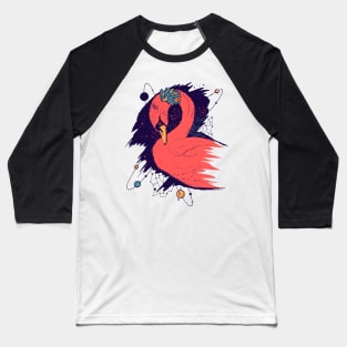 Retro Triad Swan Among The Stars Baseball T-Shirt